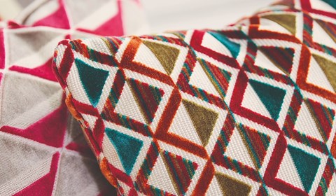 019 Salinas Multicoloured Fabric on cushions